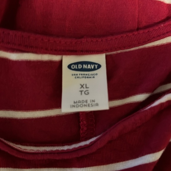 Old Navy Long Sleeve Knee Length Striped Fit & Flare Dress F4 - Picture 3 of 4